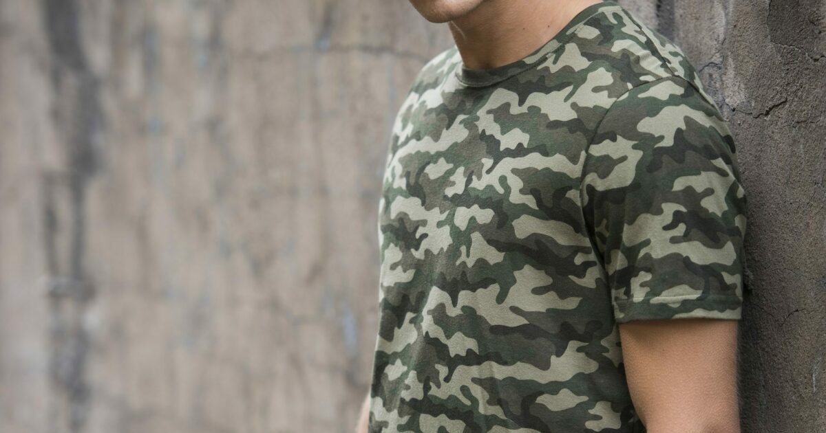 Camouflage t outlet shirt heren